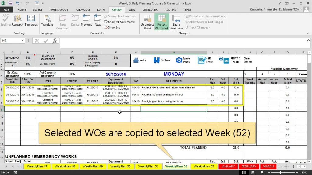 Free Plant Maintenance Schedule Template Excel