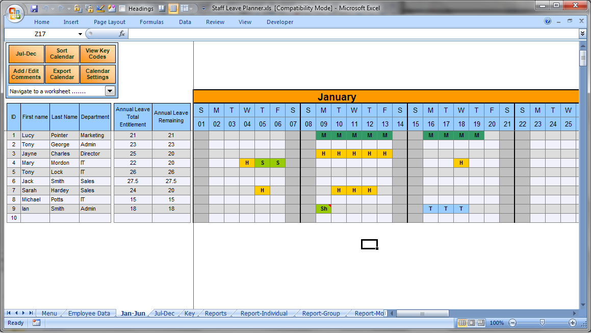 Annual Leave Plan Template Excel Free Printable Schedule Template