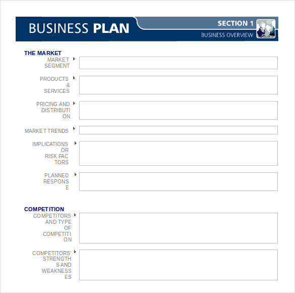 Business Plan Template Free Download Word Printable Schedule Template