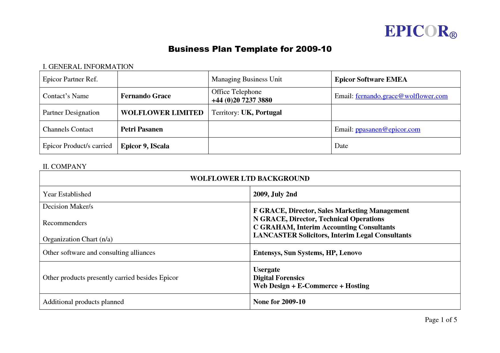  Business Plan Template Free Uk Printable Schedule Template