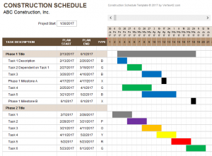 Annual Work Plan Template Doc | printable schedule template