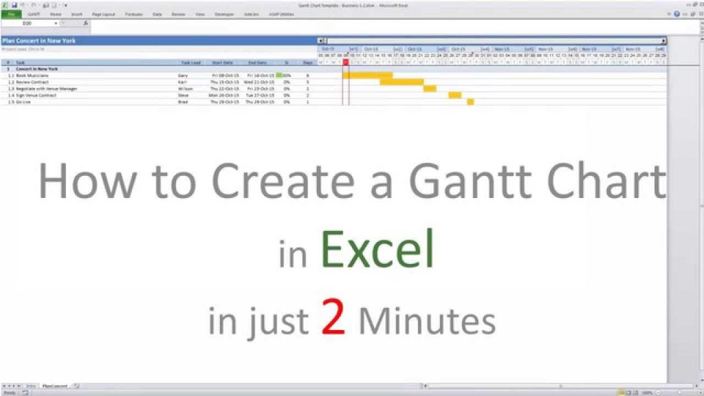 free excel gantt chart template 2010