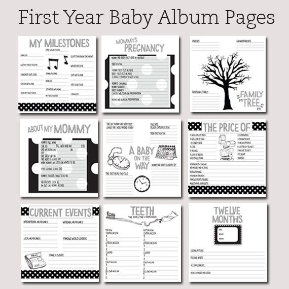 Template For Baby Book Printable Schedule Template