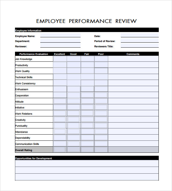 Employee 30 Day Review Template Prntbl concejomunicipaldechinu gov co