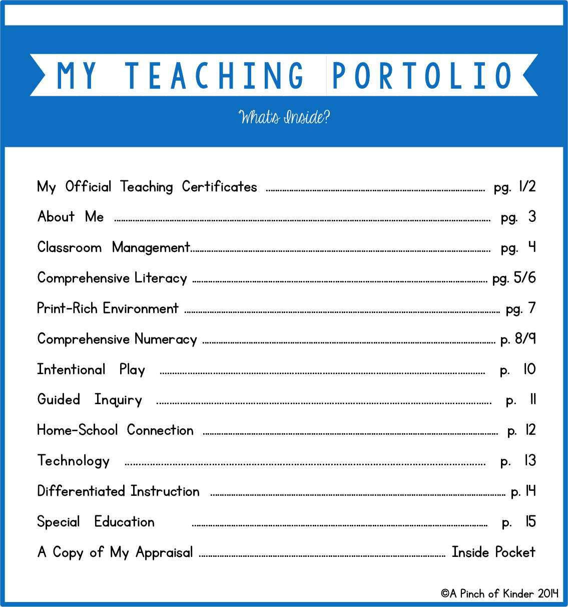 template-for-teaching-portfolio-printable-schedule-template