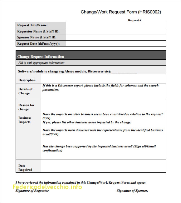 Work Schedule Change Request Form Template Printable Schedule Template